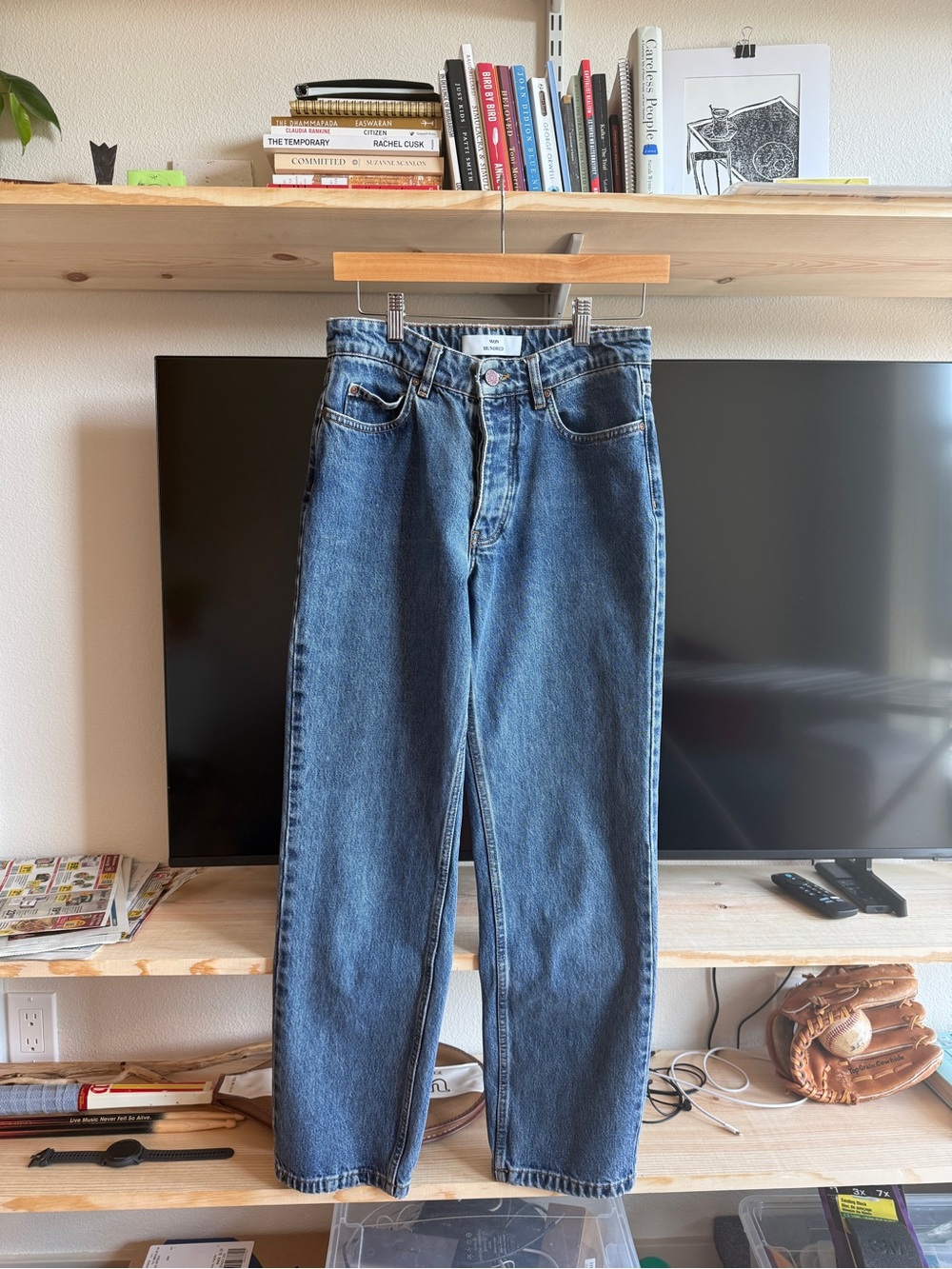 Won Hundred pearl jeans size 28 - stone blue